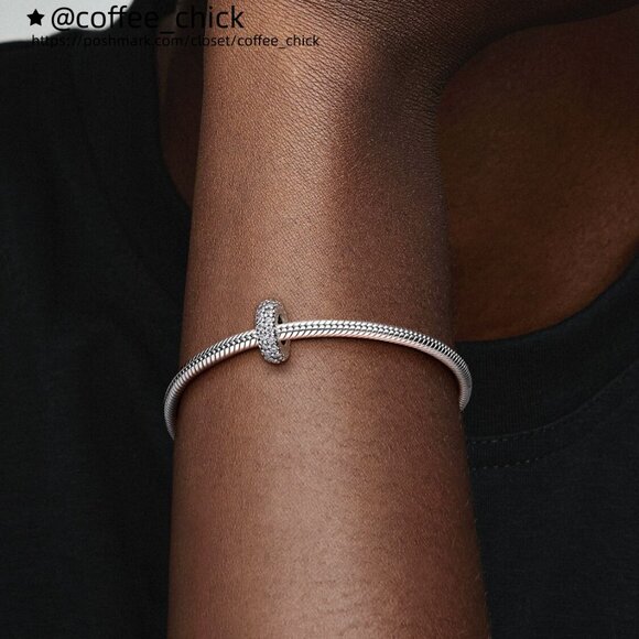 Pandora Clear Sparkle Spacer Charm - Picture 4 of 4